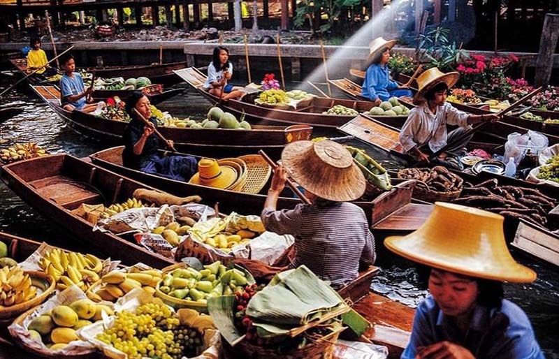 Floating Markets in bangkok